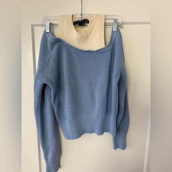 Veronica Beard Sweaters - Veronica Beard Prescott Off-Shoulder Sweater